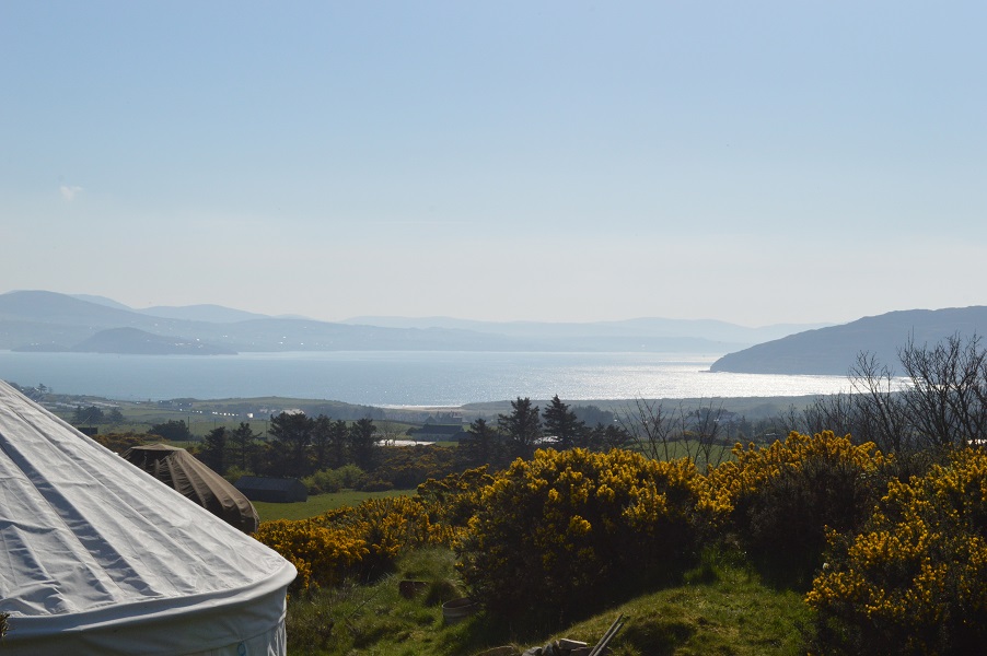 Views over Lough Swilly. An ideal spot to watch the sun rise