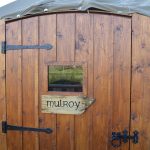 A lockable front door on your yurt