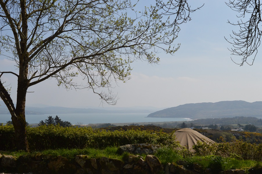 A yurt with a view – Lough Swilly and Knockalla 
