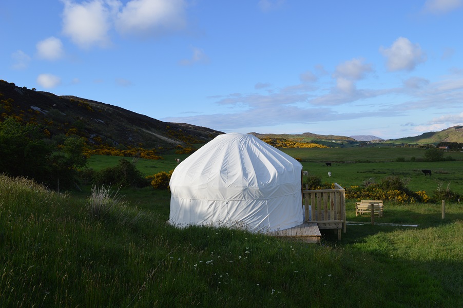 Ballymastocker yurt Ireland